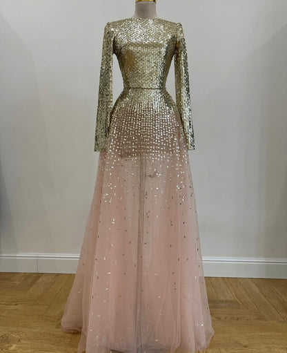 Golden Crystal Dream Gown