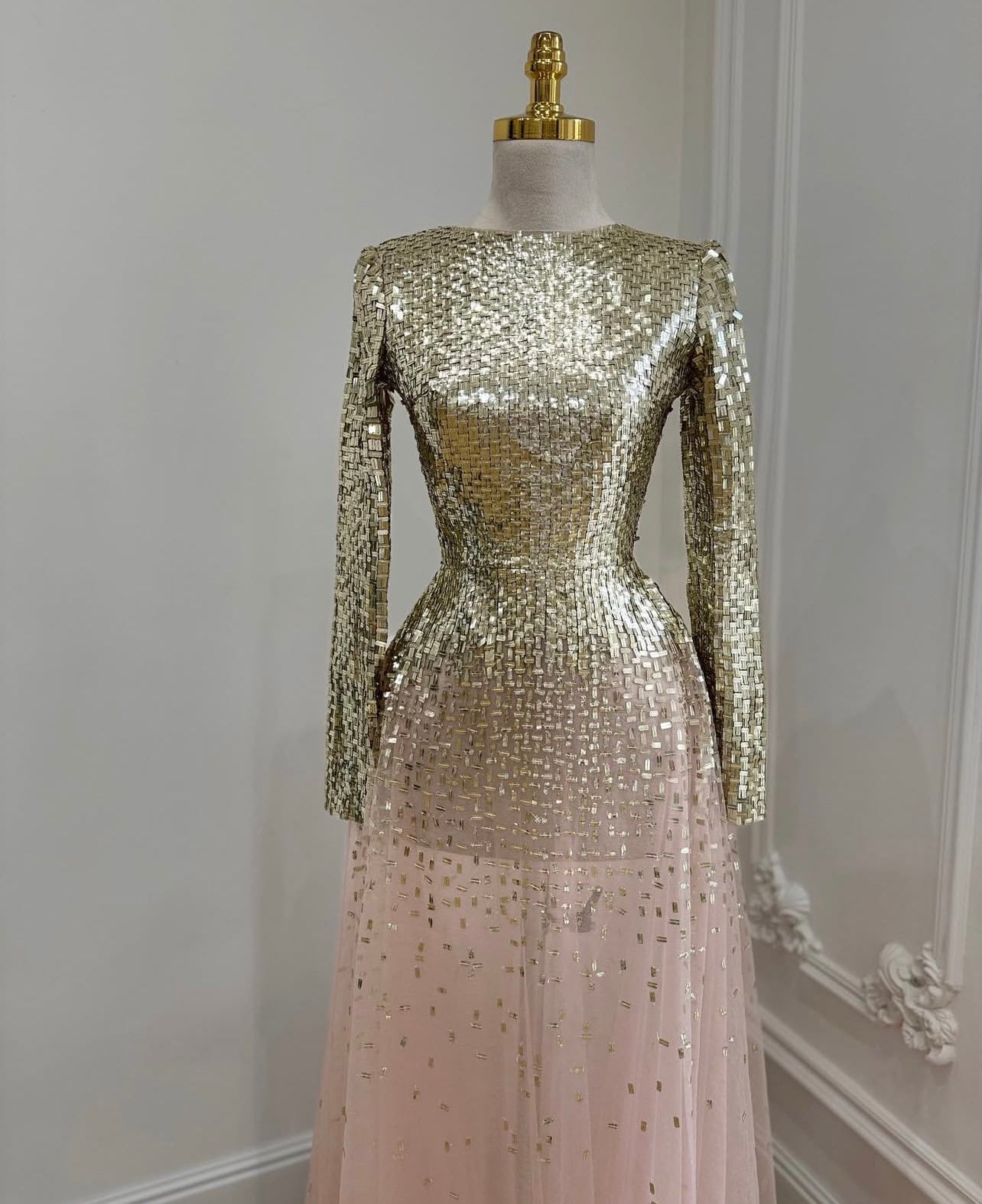 Golden Crystal Dream Gown