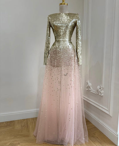 Golden Crystal Dream Gown