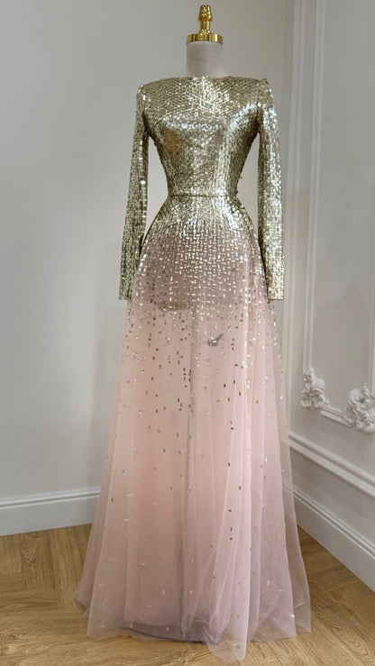 Golden Crystal Dream Gown